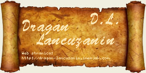 Dragan Lančužanin vizit kartica
